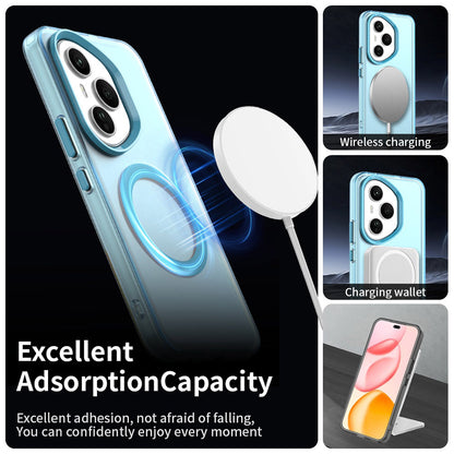Husa MagSafe pentru Honor 400 Pro, Techsuit, CandyCase, Albastra