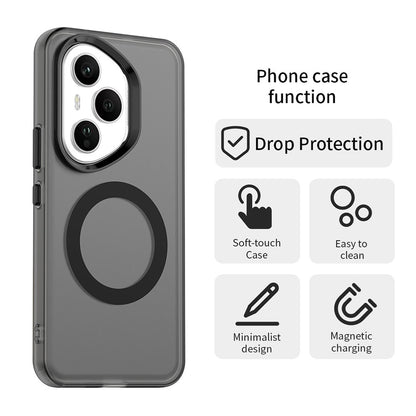 Husa MagSafe pentru Honor 400 Pro, Techsuit, CandyCase, Neagra