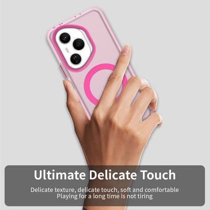 Husa MagSafe pentru Honor 400 Pro, Techsuit, CandyCase, Roz