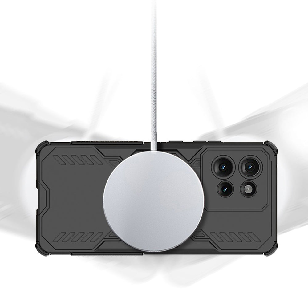 Husa MagSafe pentru Honor 400, Techsuit, ArmorMag, Neagra