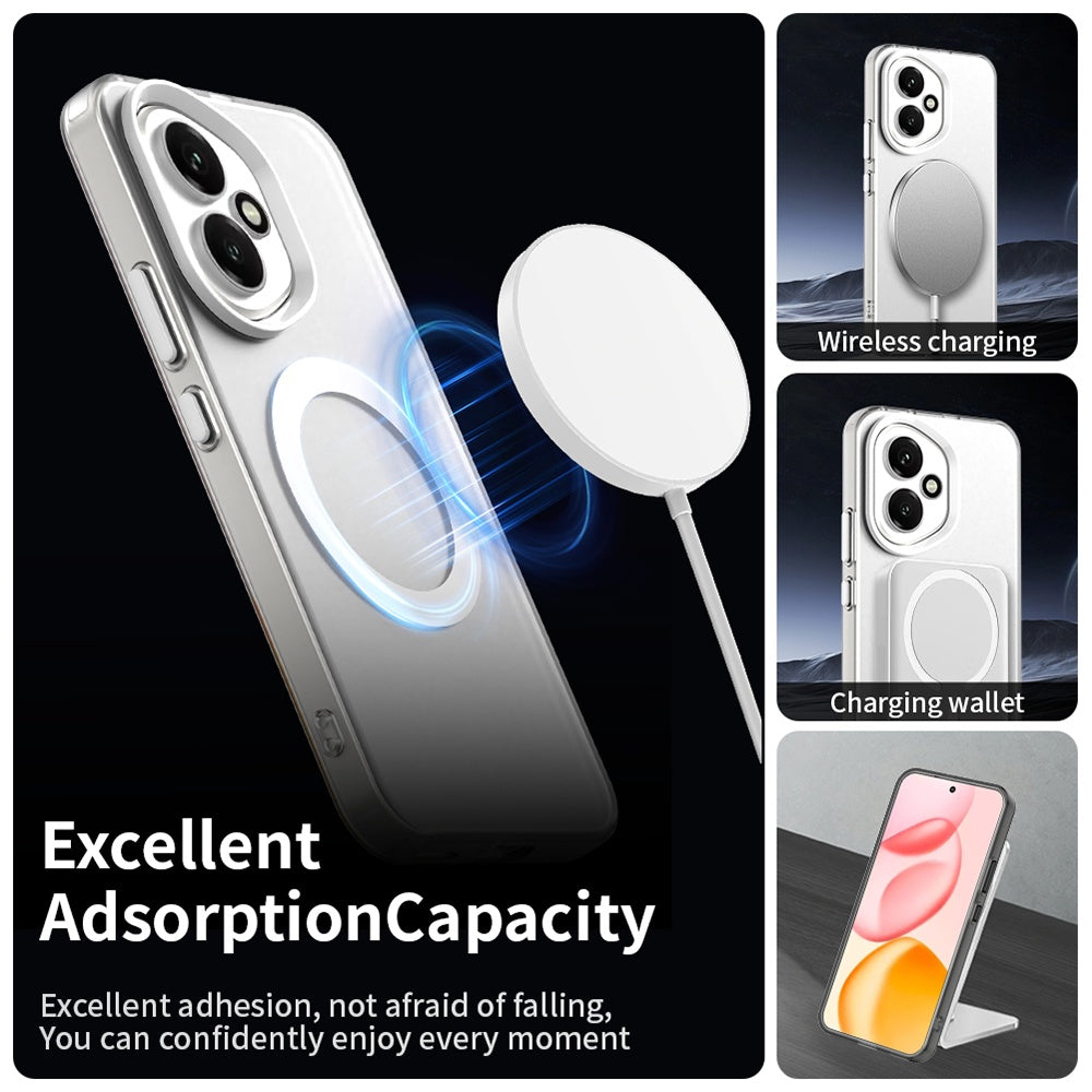 Husa MagSafe pentru Honor 400, Techsuit, CandyCase, Alba