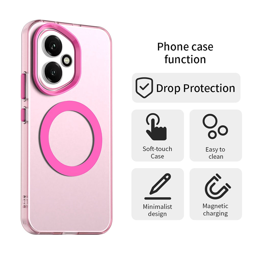 Husa MagSafe pentru Honor 400, Techsuit, CandyCase, Roz