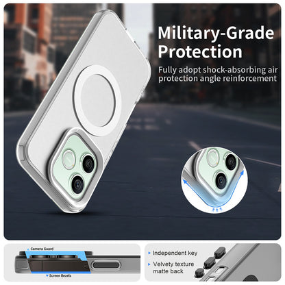 Husa MagSafe pentru Honor 600 Lite, Techsuit, CandyCase, Alba