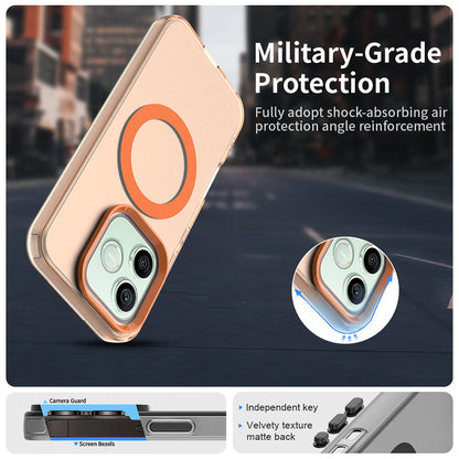 Husa MagSafe pentru Honor 600 Lite, Techsuit, CandyCase, Portocalie