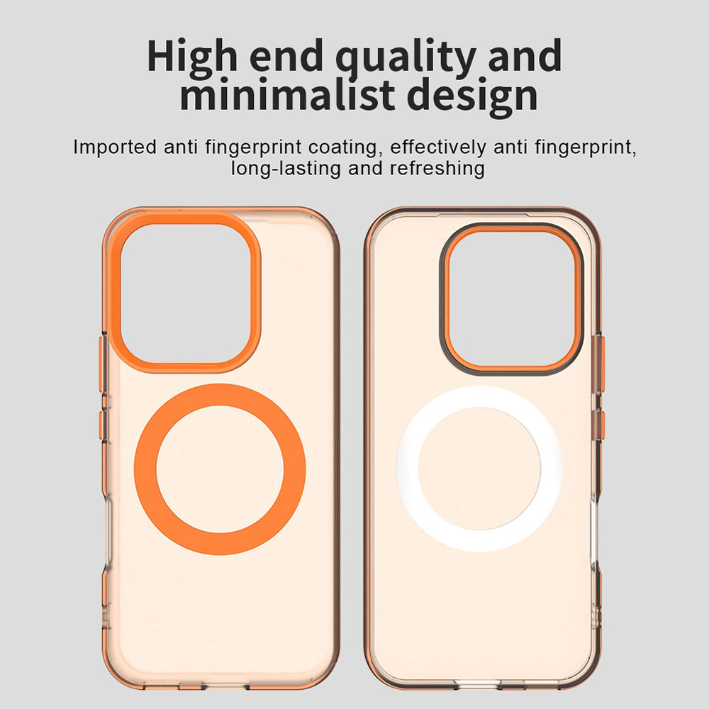 Husa MagSafe pentru Honor 600 Lite, Techsuit, CandyCase, Portocalie