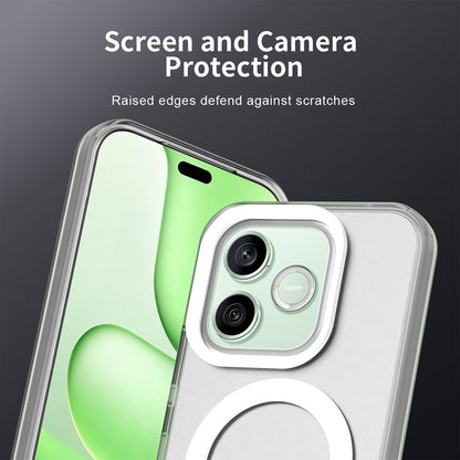 Husa MagSafe pentru Honor 600 Pro / 600, Techsuit, CandyCase, Alba