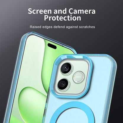 Husa MagSafe pentru Honor 600 Pro / 600, Techsuit, CandyCase, Albastra