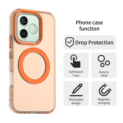 Husa MagSafe pentru Honor 600 Pro / 600, Techsuit, CandyCase, Portocalie