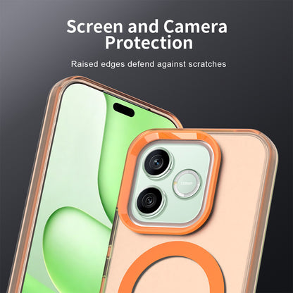 Husa MagSafe pentru Honor 600 Pro / 600, Techsuit, CandyCase, Portocalie