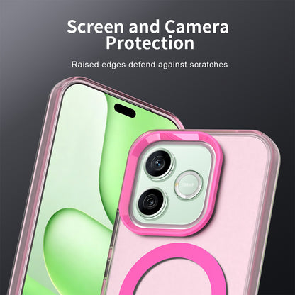 Husa MagSafe pentru Honor 600 Pro / 600, Techsuit, CandyCase, Roz