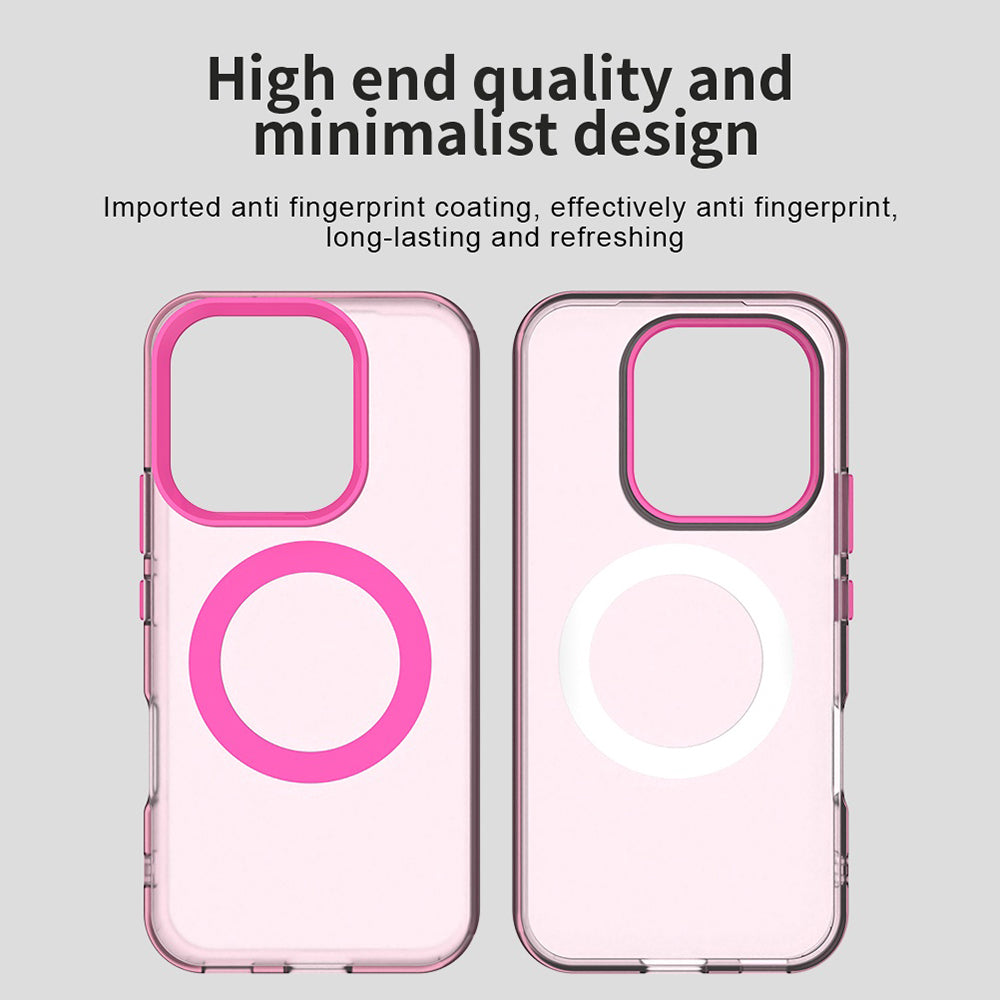 Husa MagSafe pentru Honor 600 Pro / 600, Techsuit, CandyCase, Roz