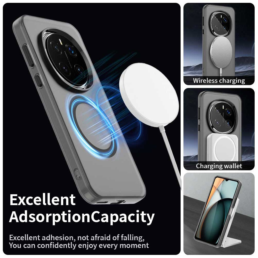 Husa MagSafe pentru Honor Magic7 Pro, Techsuit, CandyCase, Neagra