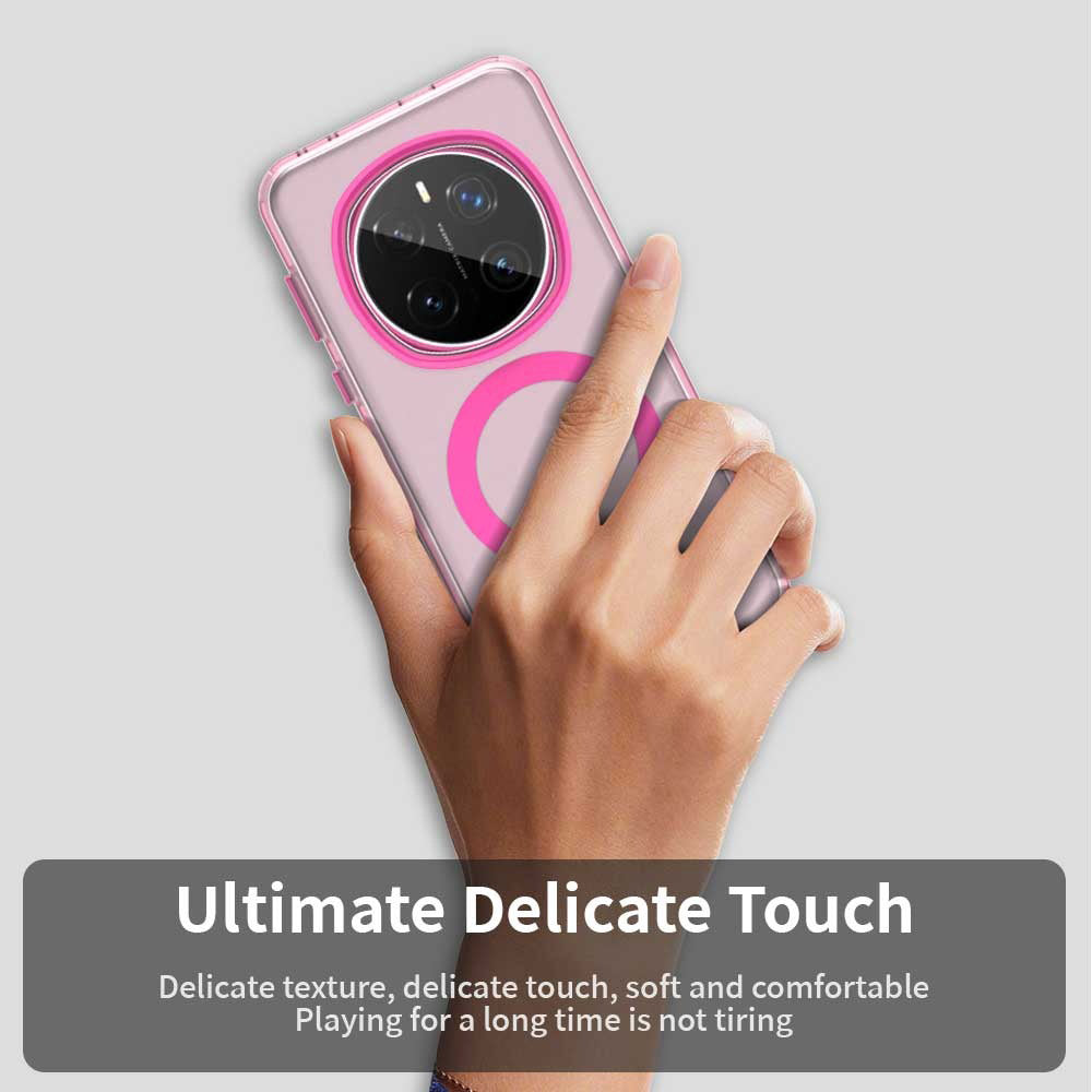 Husa MagSafe pentru Honor Magic7 Pro, Techsuit, CandyCase, Roz