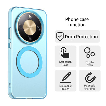 Husa MagSafe pentru Honor Magic8 Lite, Techsuit, CandyCase, Albastra