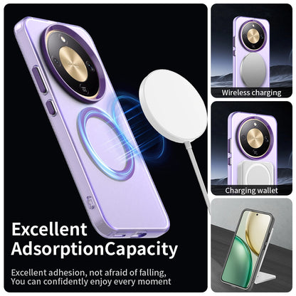 Husa MagSafe pentru Honor Magic8 Lite, Techsuit, CandyCase, Mov