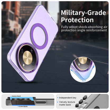 Husa MagSafe pentru Honor Magic8 Lite, Techsuit, CandyCase, Mov