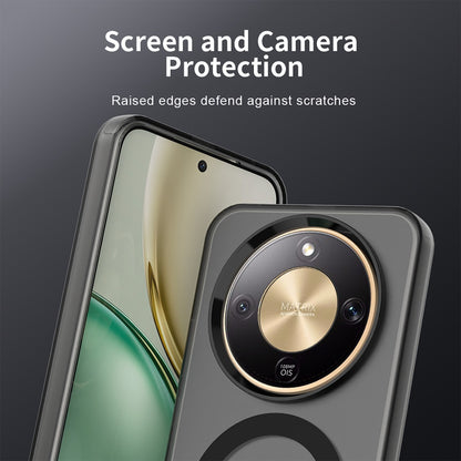 Husa MagSafe pentru Honor Magic8 Lite, Techsuit, CandyCase, Neagra