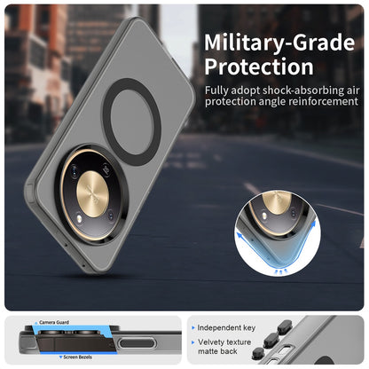 Husa MagSafe pentru Honor Magic8 Lite, Techsuit, CandyCase, Neagra