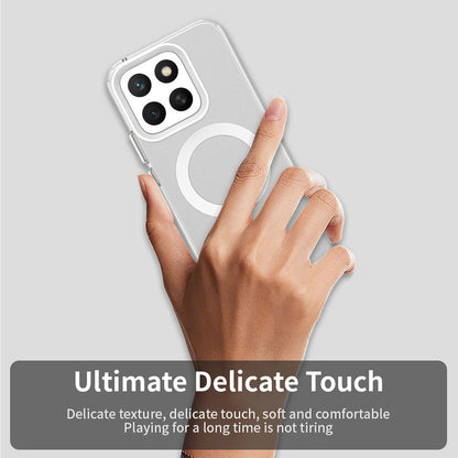Husa MagSafe pentru Honor X8c, Techsuit, CandyCase, Alba