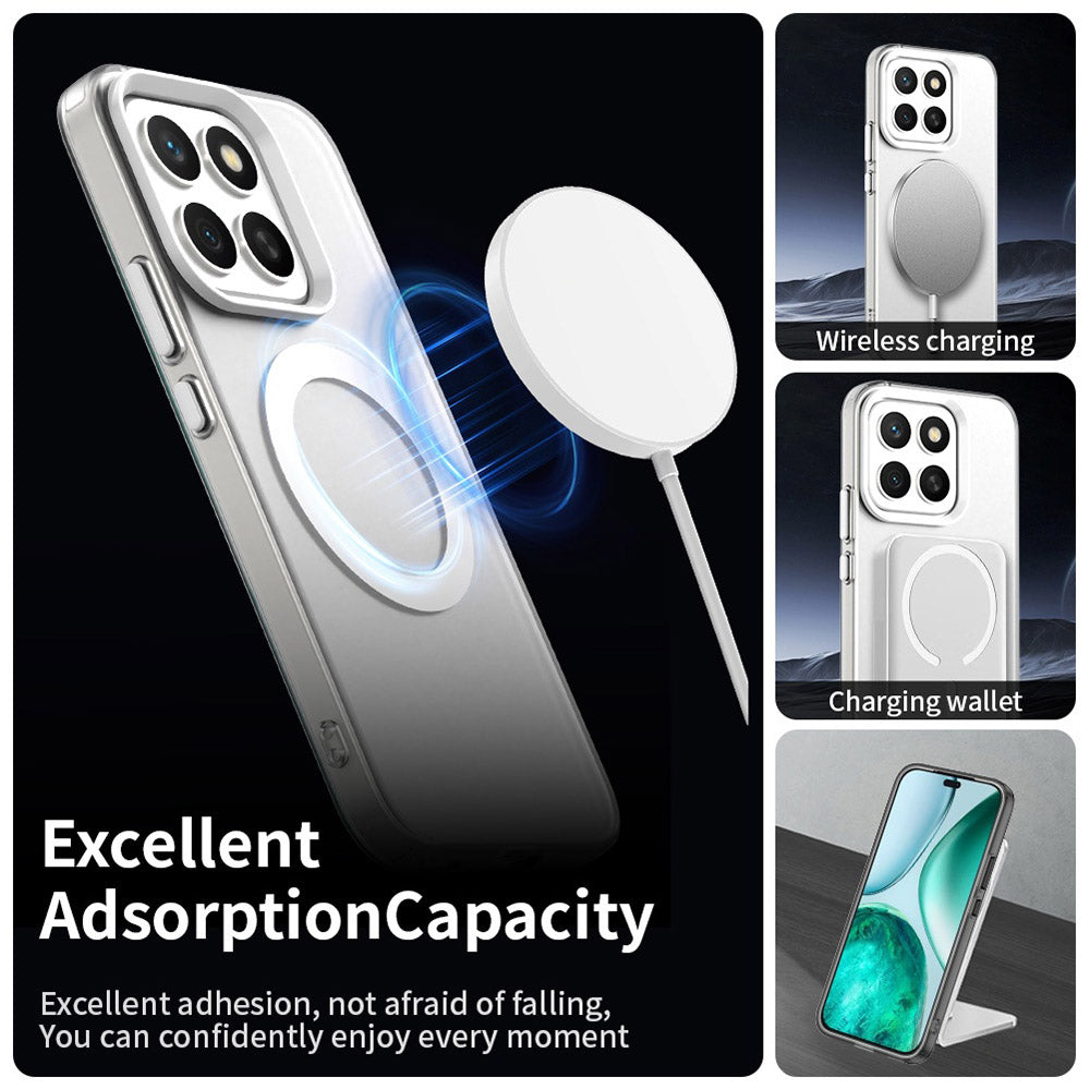 Husa MagSafe pentru Honor X8c, Techsuit, CandyCase, Alba