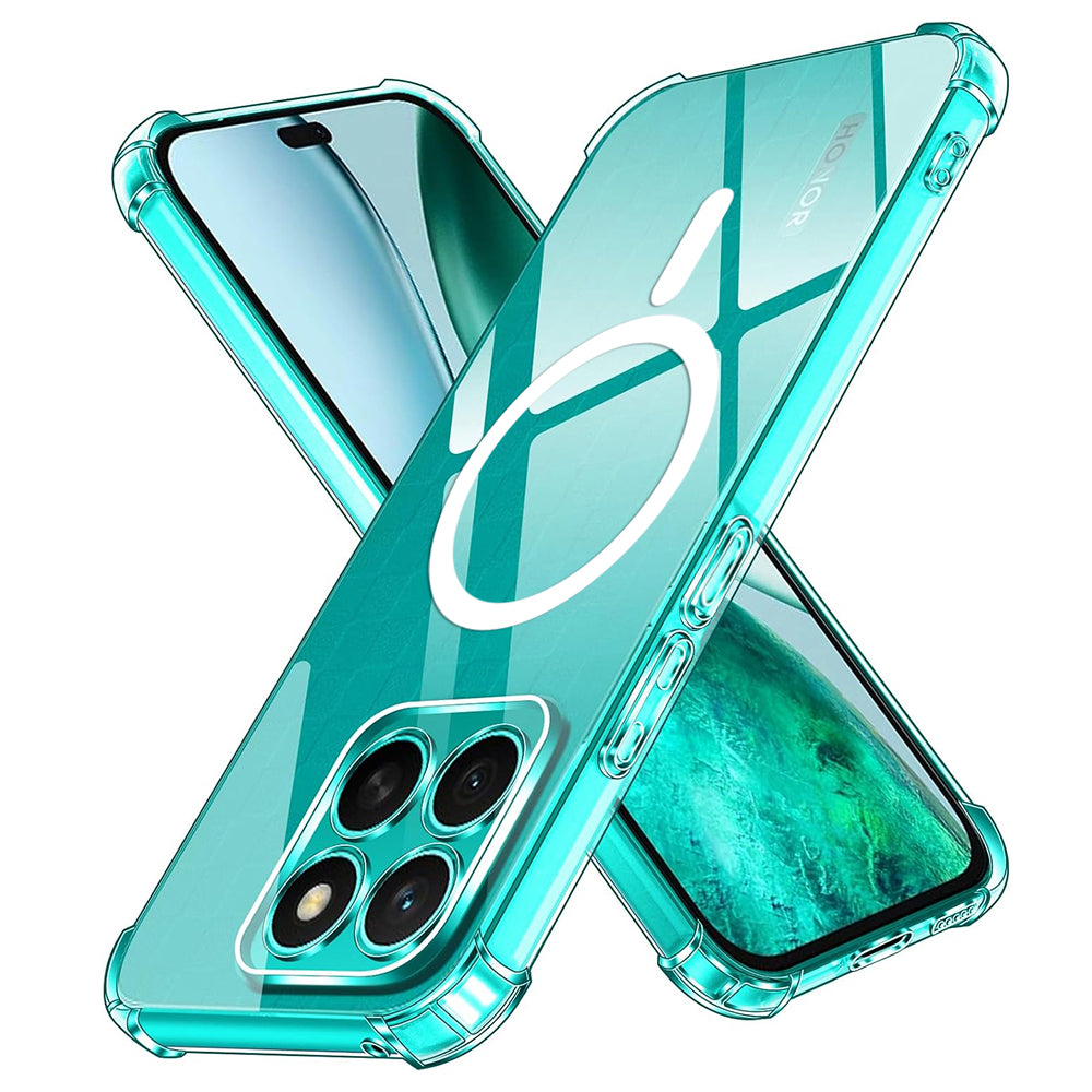 Husa MagSafe pentru Honor X8c, Techsuit, Shockproof, Transparenta