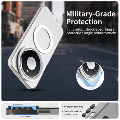 Husa MagSafe pentru Huawei Mate 80 Pro, Techsuit, CandyCase, Alba