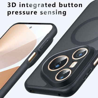 Husa MagSafe pentru Huawei Pura 80 Pro / Pura 80 Ultra, Techsuit, PureFrost, Neagra Satinata