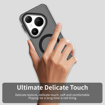 Husa MagSafe pentru Huawei Pura 80 Pro, Techsuit, CandyCase, Neagra