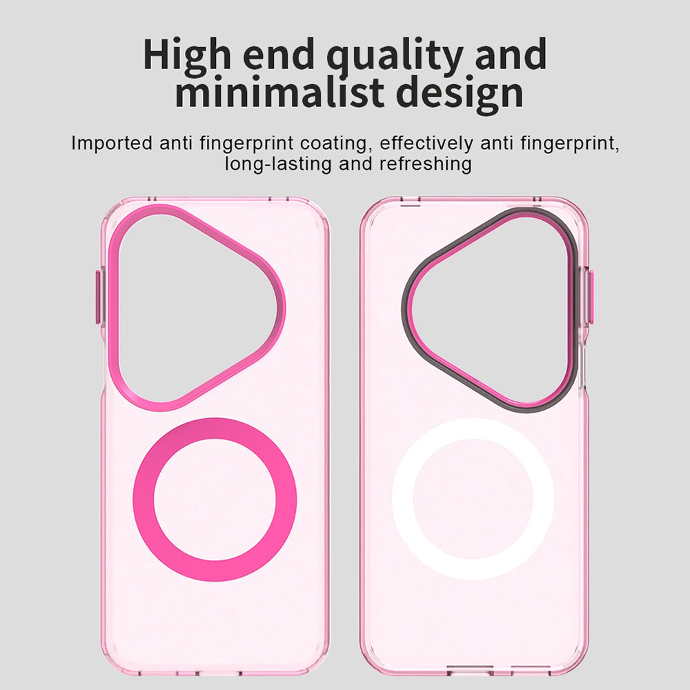 Husa MagSafe pentru Huawei Pura 80 Pro, Techsuit, CandyCase, Roz