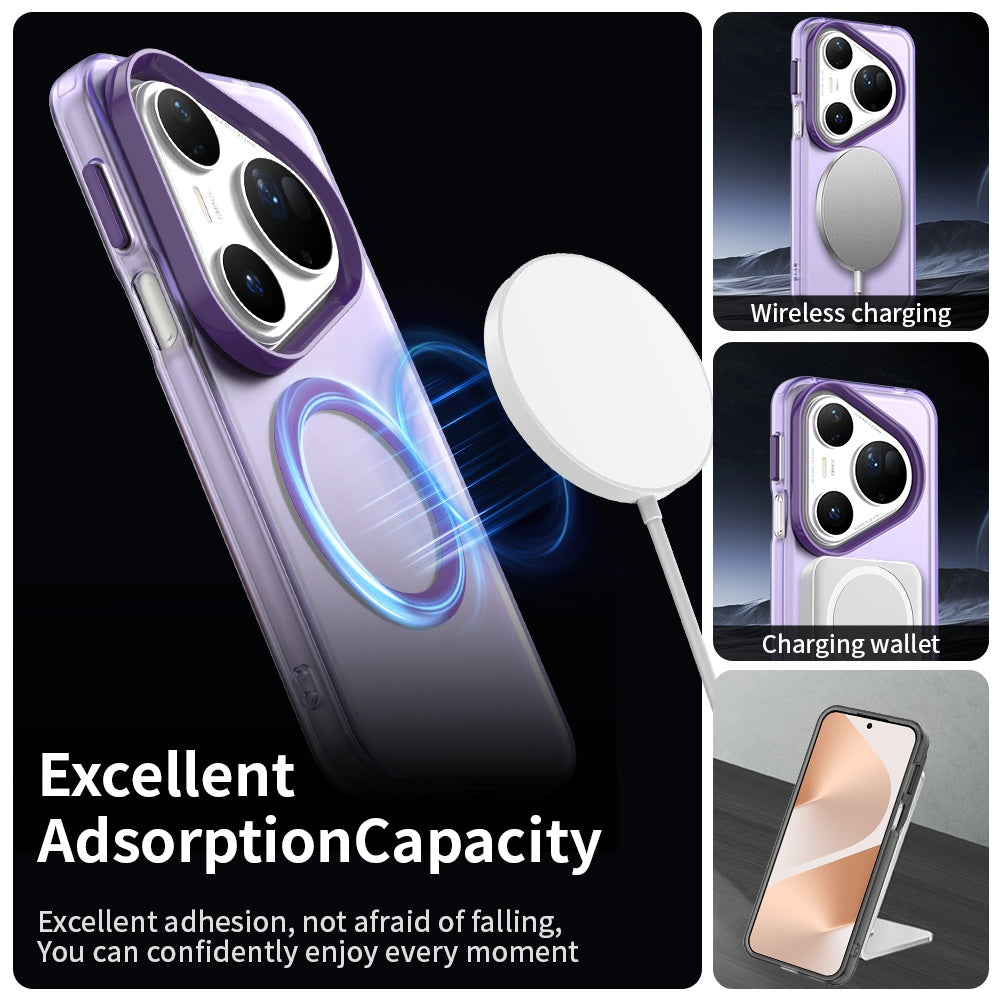 Husa MagSafe pentru Huawei Pura 80 Ultra, Techsuit, CandyCase, Mov