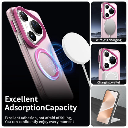 Husa MagSafe pentru Huawei Pura 80 Ultra, Techsuit, CandyCase, Roz