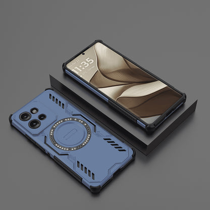 Husa MagSafe pentru Motorola Edge 50, Techsuit, ArmorMag, Albastra