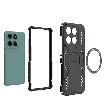 Husa MagSafe pentru Motorola Edge 60 Fusion / Edge 60, Techsuit, ArmorMag, Albastra