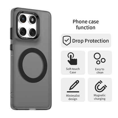 Husa MagSafe pentru Motorola Edge 60 Fusion / Edge 60, Techsuit, CandyCase, Neagra