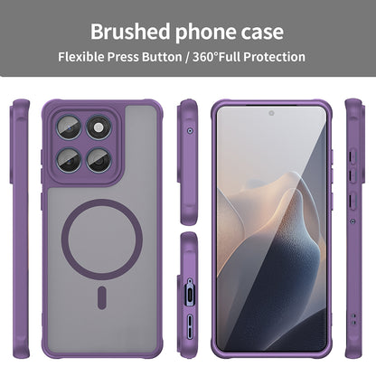 Husa MagSafe pentru Motorola Edge 60 Fusion / Edge 60, Techsuit, HaloFrost II, Mov