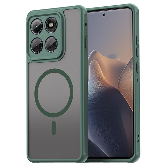 Husa MagSafe pentru Motorola Edge 60 Pro, Techsuit, HaloFrost II, Verde