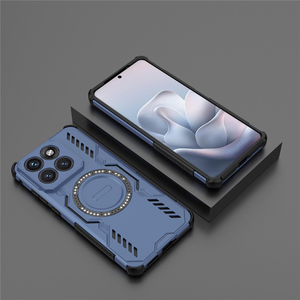 Husa MagSafe pentru Motorola Edge 70 Fusion, Techsuit, ArmorMag, Albastra