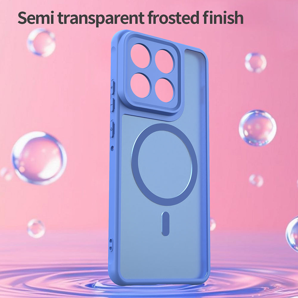 Husa MagSafe pentru Motorola Edge 70, Techsuit, HaloFrost II, Albastra