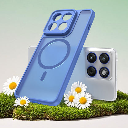 Husa MagSafe pentru Motorola Edge 70, Techsuit, HaloFrost II, Albastra