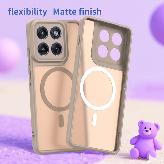 Husa MagSafe pentru Motorola Edge 70, Techsuit, HaloFrost II, Aurie