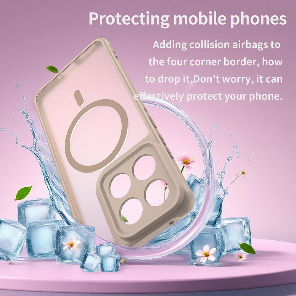 Husa MagSafe pentru Motorola Edge 70, Techsuit, HaloFrost II, Aurie