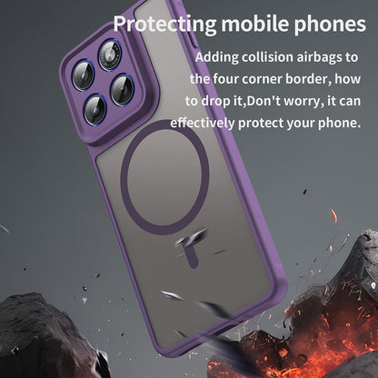 Husa MagSafe pentru Motorola Edge 70, Techsuit, HaloFrost II, Mov