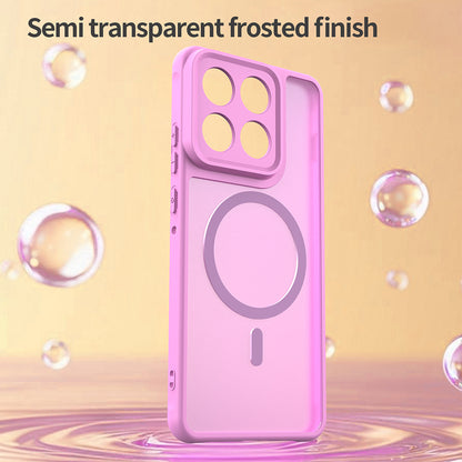 Husa MagSafe pentru Motorola Edge 70, Techsuit, HaloFrost II, Roz