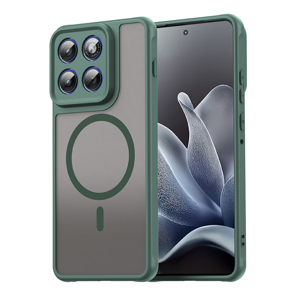 Husa MagSafe pentru Motorola Edge 70, Techsuit, HaloFrost II, Verde