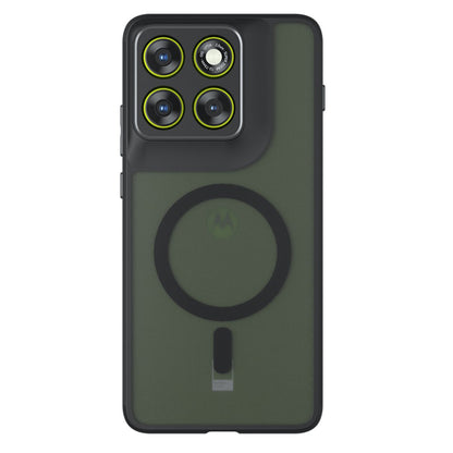 Husa MagSafe pentru Motorola Edge 70, Techsuit, PureFrost, Neagra Satinata