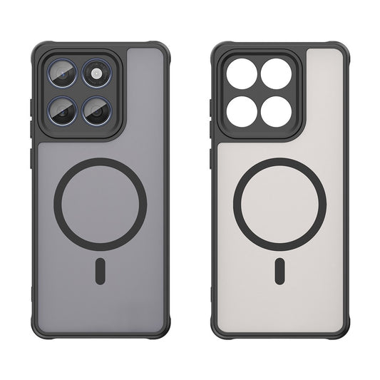 Husa MagSafe pentru Motorola Edge 70 Ultra / Signature, Techsuit, HaloFrost II, Neagra