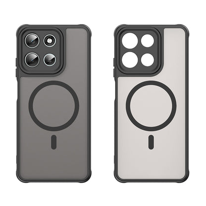 Husa MagSafe pentru Motorola Moto G56, Techsuit, HaloFrost II, Neagra