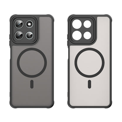 Husa MagSafe pentru Motorola Moto G86, Techsuit, HaloFrost II, Neagra