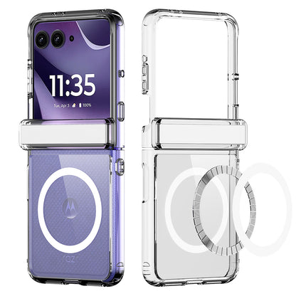 Husa MagSafe pentru Motorola Razr 70 / Razr 60 / Razr 50, DUX DUCIS, Clin, Transparenta