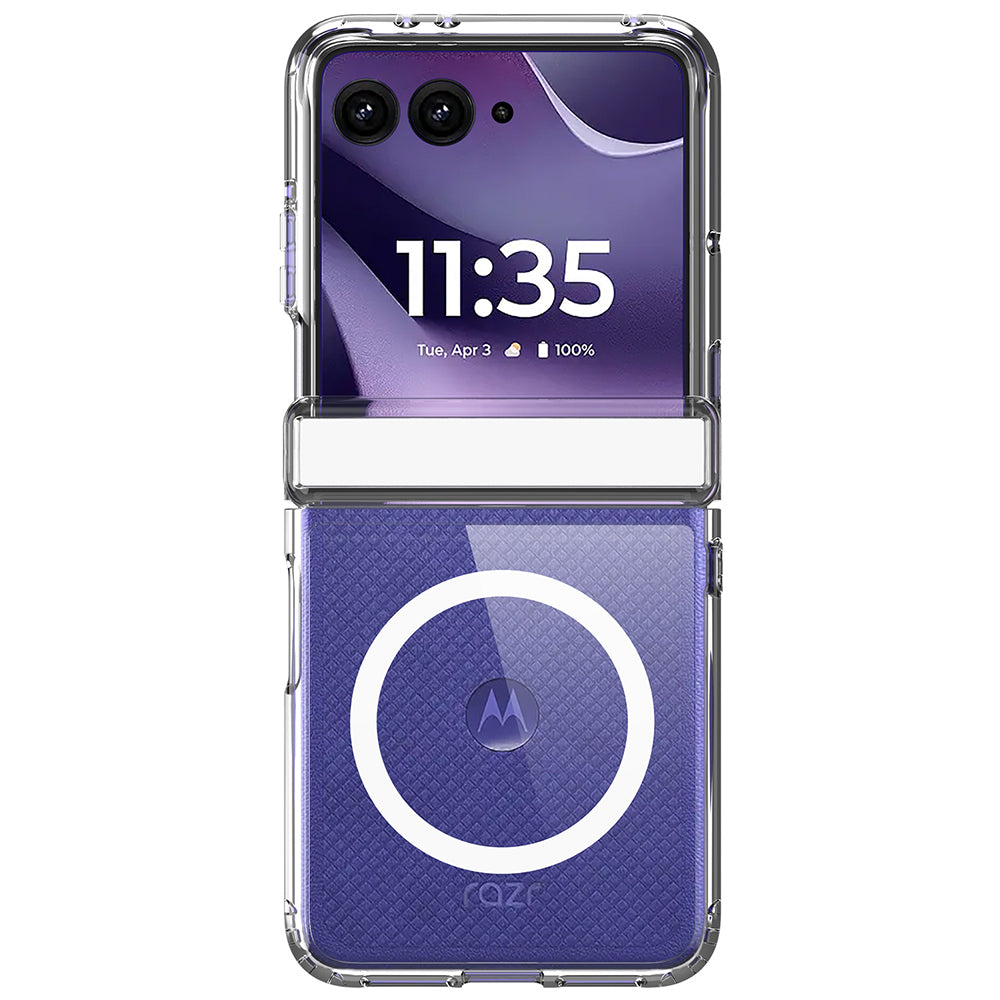 Husa MagSafe pentru Motorola Razr 70 / Razr 60 / Razr 50, DUX DUCIS, Clin, Transparenta